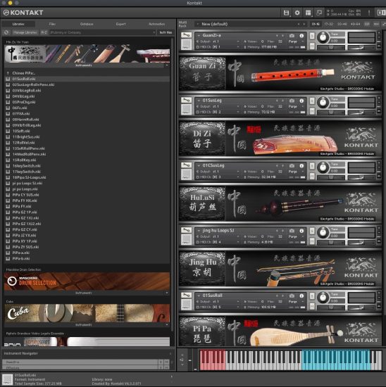 中国民族乐器空音3代康泰克版 Kong Audio Chinee Kontakt 24件套移植版 | 声音猎手