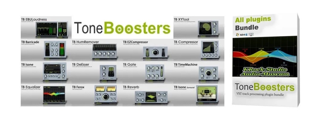 音频效果器插件包 ToneBoosters Plugin Bundle v1.6.7 WIN&MAC | 声音猎手