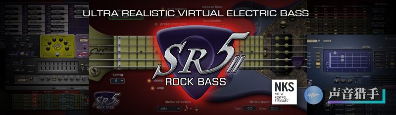 顶级摇滚贝斯音源！Prominy SR5 Rock Bass 2 v2.01 KONTAKT | 声音猎手