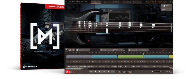 金属贝斯音色库 Toontrack Progressive Metal EBX v1.0.1(SOUNDBANK) | 声音猎手