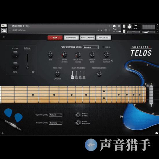 芬达签名款电吉他音色库！Impact Soundworks Shreddage 3 Telos KONTAKT | 声音猎手