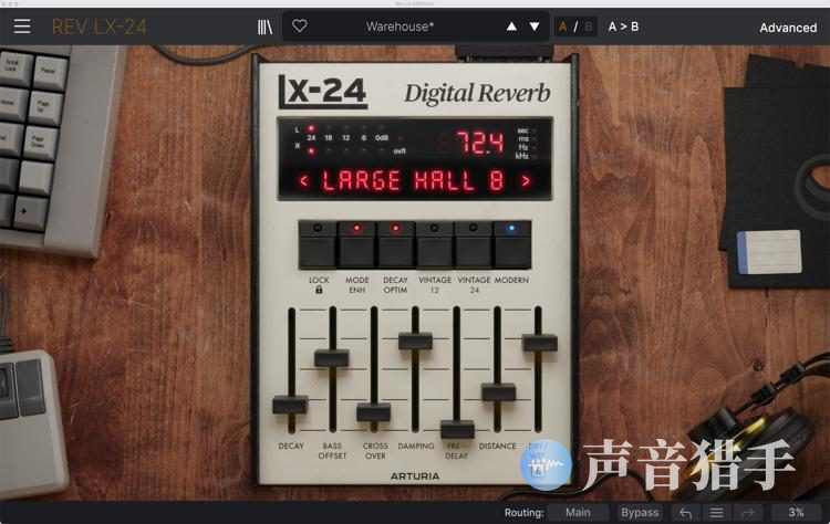 经典复刻Lexicon 224混响效果器！Arturia Rev LX-24 v1.0.0 3771 WIN&MAC | 声音猎手