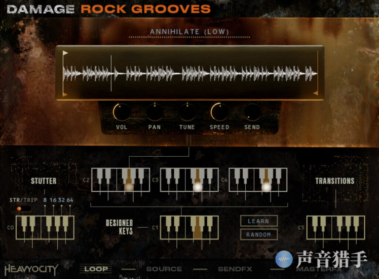 史诗摇滚现代鼓音色库！Heavyocity Damage Rock Grooves KONTAKT | 声音猎手