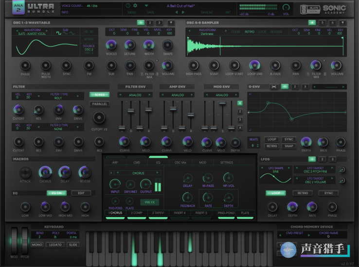 板岩合成器！Slate Digital ANA2 Ultra Bundle v2.5.1-R2R | 声音猎手