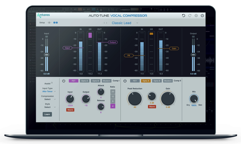 AI人声压缩效果器！Antares Auto-Tune Vocal Compressor v1.0.0 CE MacOSX-V.R | 声音猎手
