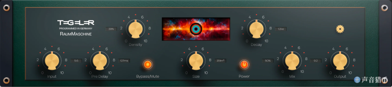 空间混响效果器!Tegeler Audio Manufaktur Raummaschine v1.1.1 WiN版 | 声音猎手