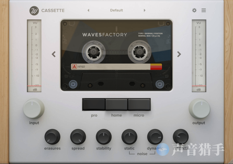 磁带饱和效果器！Wavesfactory Cassette v1.0.6 WIN版 | 声音猎手