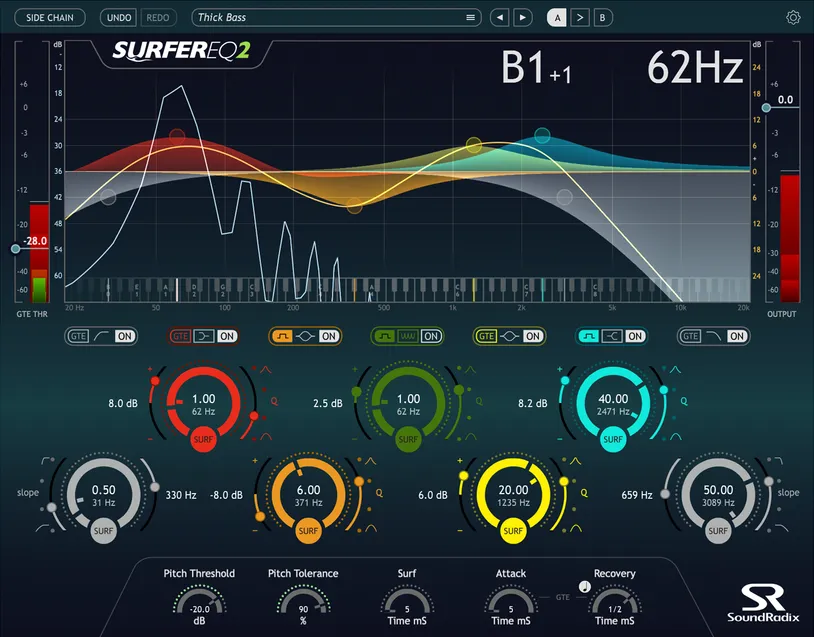 音高跟踪均衡器插件！Sound Radix SurferEQ v2.1.0 WIN版 | 声音猎手