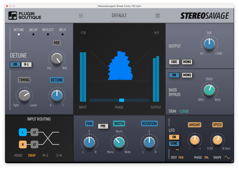 专业立体声效果器！Credland Audio StereoSavage v2.0.1 WIN版 | 声音猎手