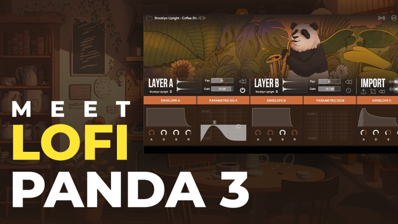 熊猫低保真嘻哈音源！Clark Audio Lofi Panda 3 v3.2.0 Regged WIN&MAC（含Samples完整声音库） | 声音猎手