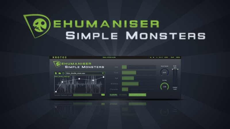 影视怪物音效制作插件！Krotos Dehumaniser Simple Monsters v1.1.4 WIN版 | 声音猎手