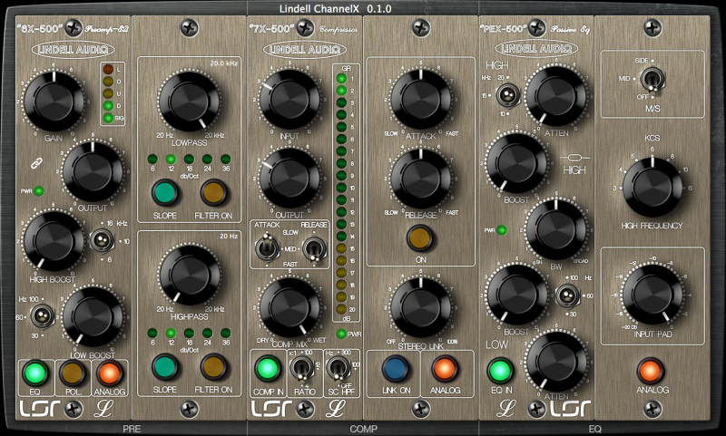 插件联盟系列500模块模拟效果器！Plugin Alliance Lindell Audio ChannelX v1.2.2 MAC版（2024.01.11新增安装包，附安装教程） | 声音猎手