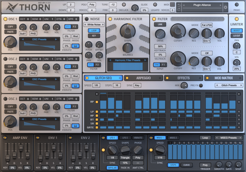 插件联盟系列现代电子合成器！Plugin Alliance Dmitry Sches Thorn v1.3.2 MAC版（2024.01.11新增安装包，附安装教程） | 声音猎手