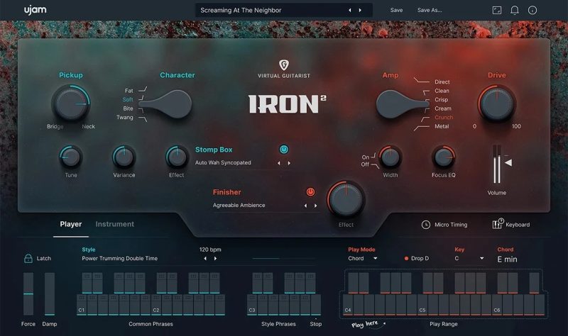 虚拟电吉他手2代！UJAM Virtual Guitarist IRON 2 v1.0.0 MAC | 声音猎手