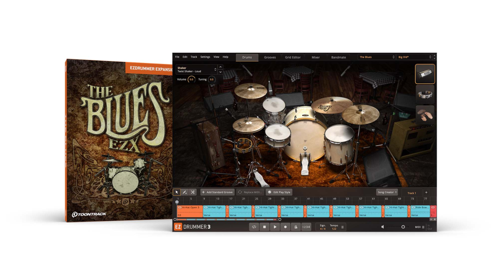 EZDrummer3扩展库之蓝调鼓组！Toontrack The Blues EZX v1.5.1 (SOUNDBANK) | 声音猎手