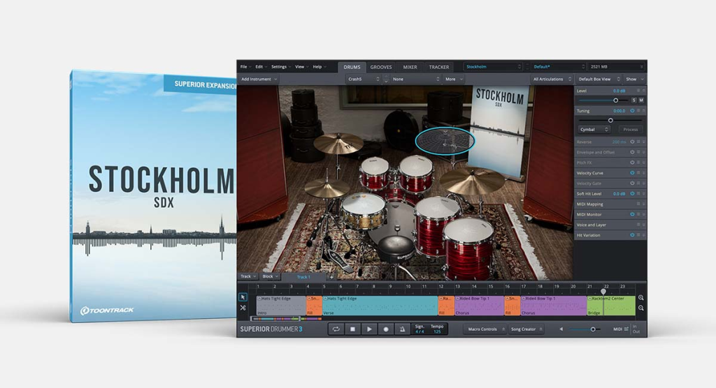 超级鼓手3扩展库之瑞典鼓！Toontrack Stockholm SDX (SOUNDBANK) | 声音猎手