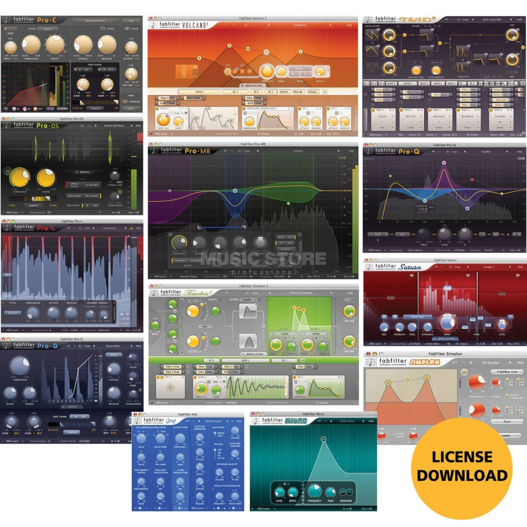 全新肥波2024版！FabFilter Total Bundle v2024.02.05 WIN&MAC | 声音猎手