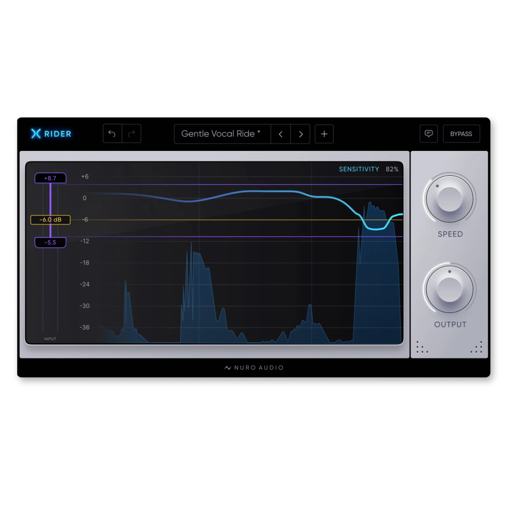 人声激励响度提升插件！Nuro Audio Xrider v1.0.1 MAC U2B | 声音猎手