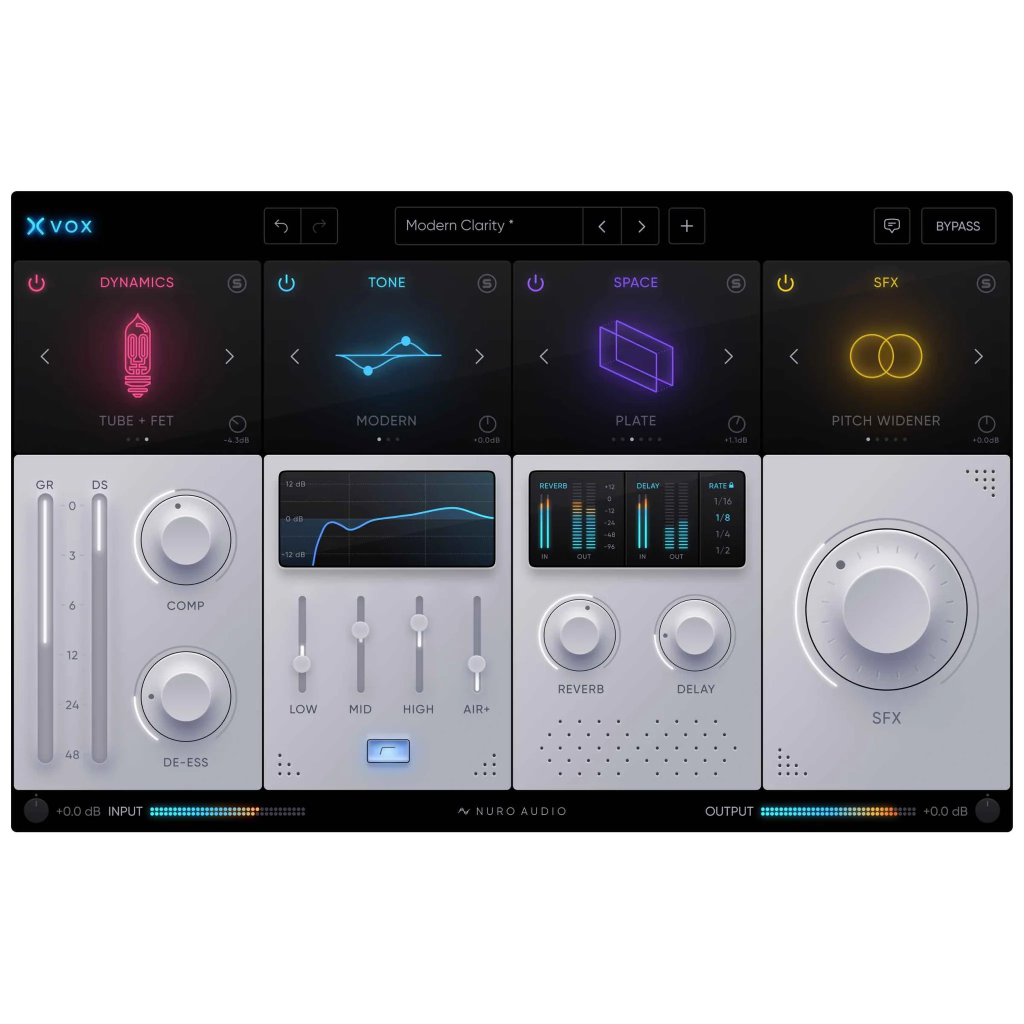 终极智能人声混音效果器！Nuro Audio Xvox v1.1.1 MAC U2B | 声音猎手