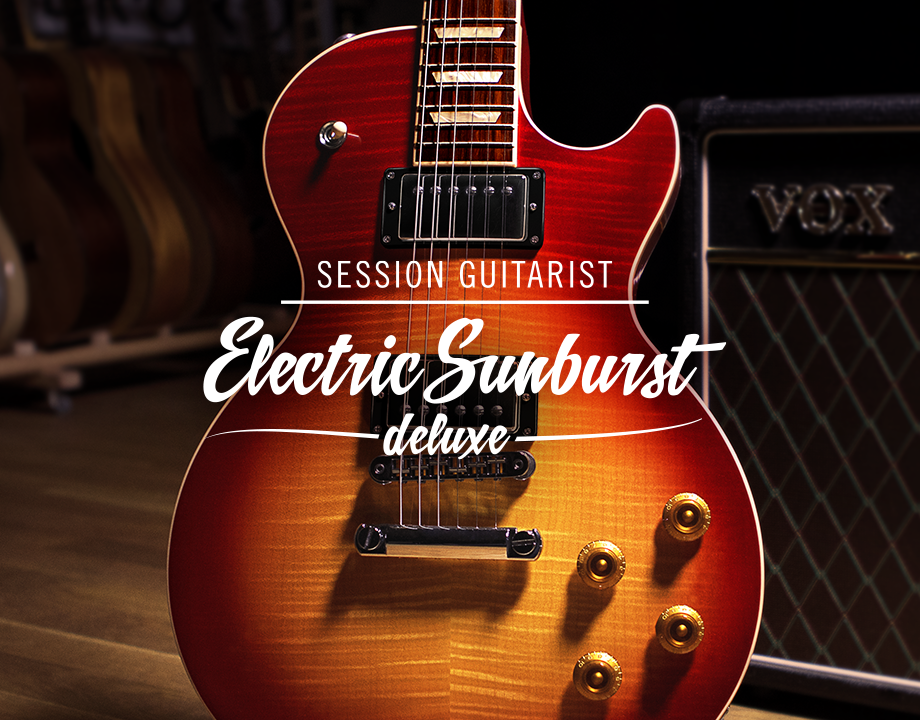 节奏电吉他音色库扩展升级！Native Instruments Session Guitarist Electric Sunburst Deluxe v1.1.0 KONTAKT | 声音猎手