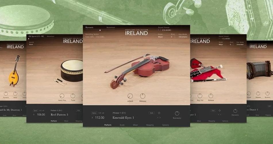 爱尔兰民族乐器合集！Native Instruments Spotlight Collection Ireland v1.0.2 KONTAKT | 声音猎手