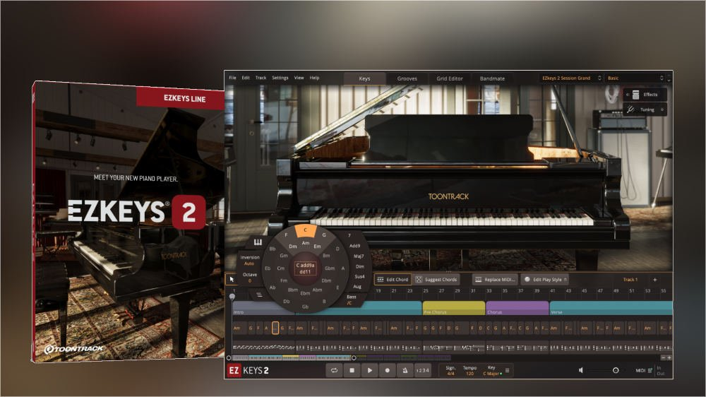 自动钢琴2代升级！Toontrack EZkeys v2.0.5 WIN&MAC U2B(主程序升级，附带扩展Session Organ EKX) | 声音猎手