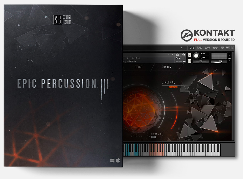 史诗级打击乐大鼓音色库！Splash Sound Epic Percussion 3 KONTAKT | 声音猎手