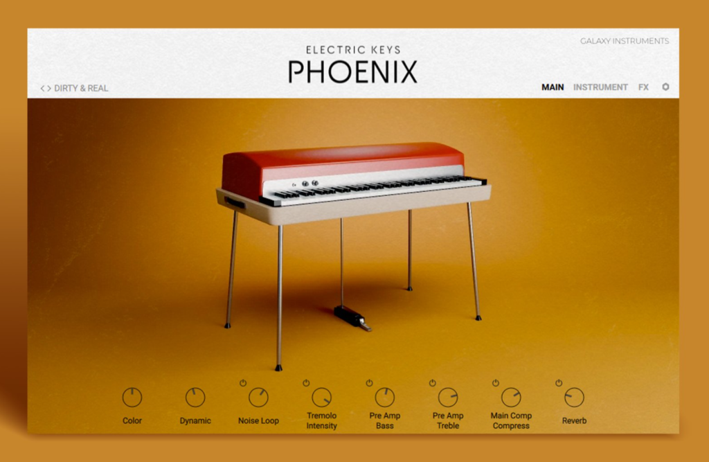 凤凰经典复古电钢琴音色库！Native Instruments Electric Keys Phoenix KONTAKT | 声音猎手