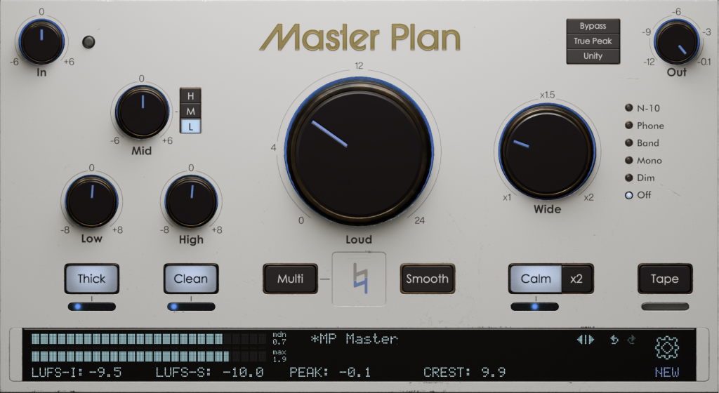 母带限制器一体化插件！Musik Hack Master Plan v1.5.9 WIN&MAC（20240812更新1.5.9版） | 声音猎手