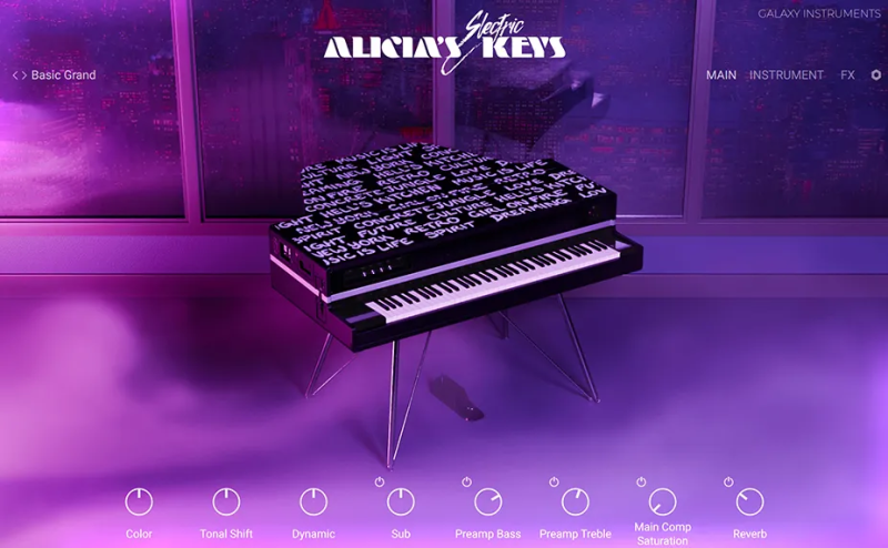 爱丽丝电钢琴音源！Native Instruments Alicia's Electric Keys KONTAKT | 声音猎手