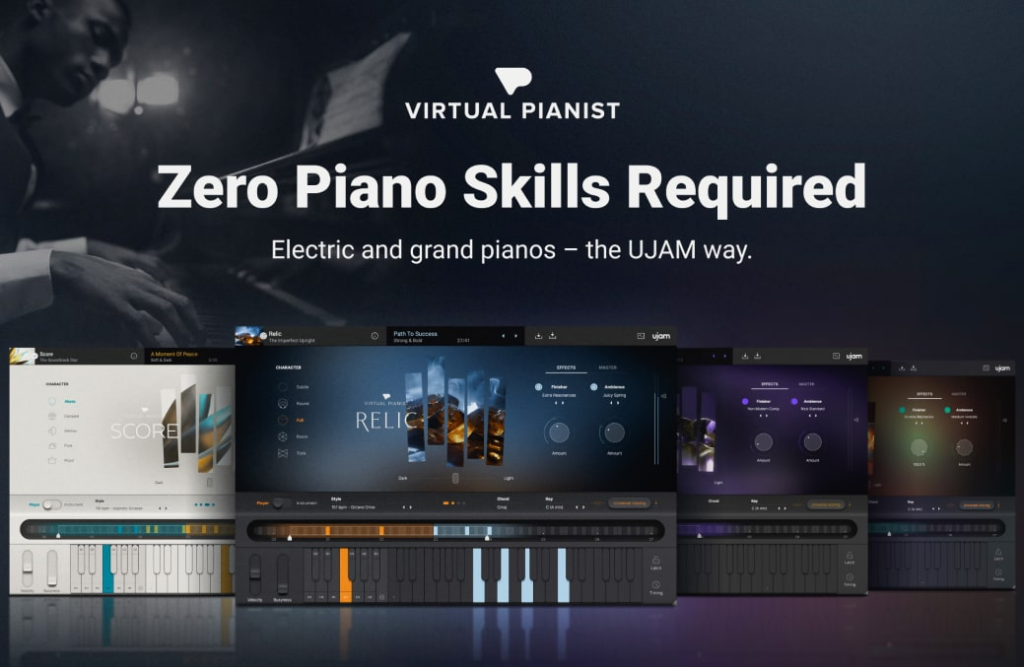 智能钢琴音源四套合集！UJAM Virtual Pianist bundle v1.3.1 WIN版 | 声音猎手