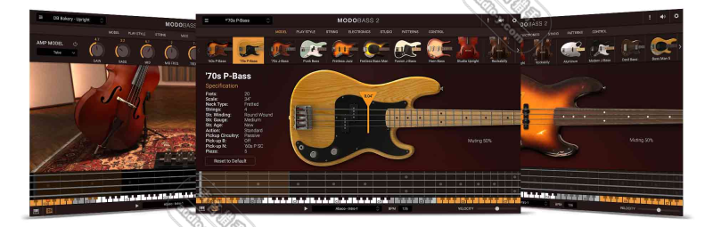 专业建模贝斯音源！IK Multimedia MODO BASS 2 v2.0.3 WIN&MAC | 声音猎手