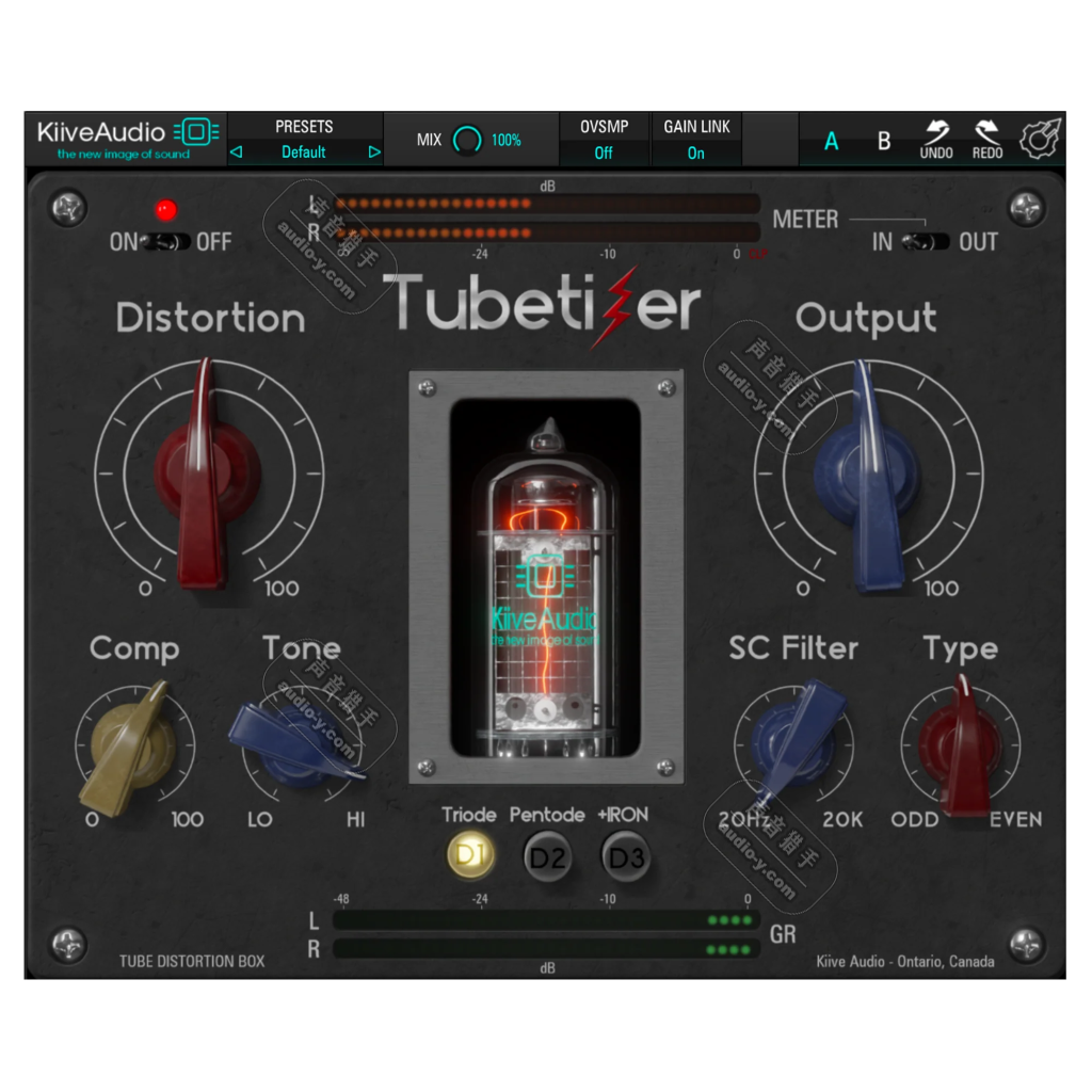 建模电子管饱和增益效果器！Kiiive Audio Tubetizer v1.0.0 WIN&MAC | 声音猎手