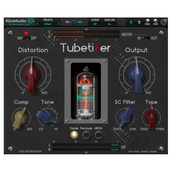 建模电子管饱和增益效果器!Kiive Audio Tubetizer v1.0.0 WIN&MAC | 声音猎手