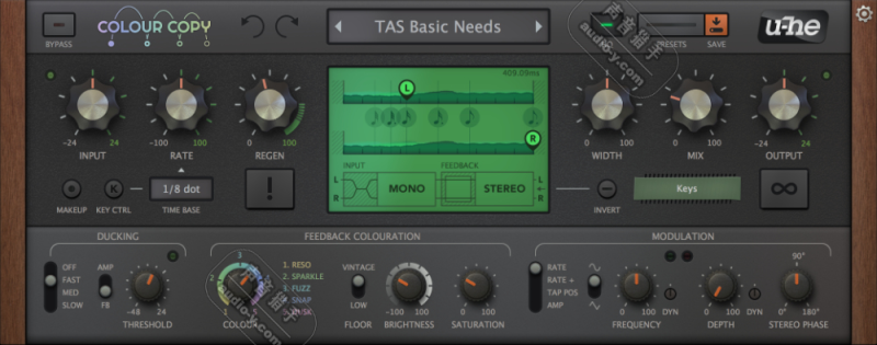 多彩模拟延迟效果器!Uhe ColourCopy v1.0.2.16742 WIN&MAC(附安装教程) | 声音猎手