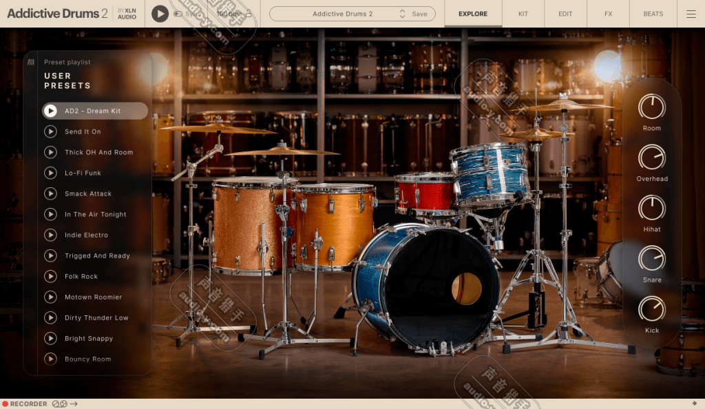 最新ADD2鼓手音源UI全面升级！XLN Audio Addictive Drums 2 Complete v2.5.0.11 WIN版 | 声音猎手