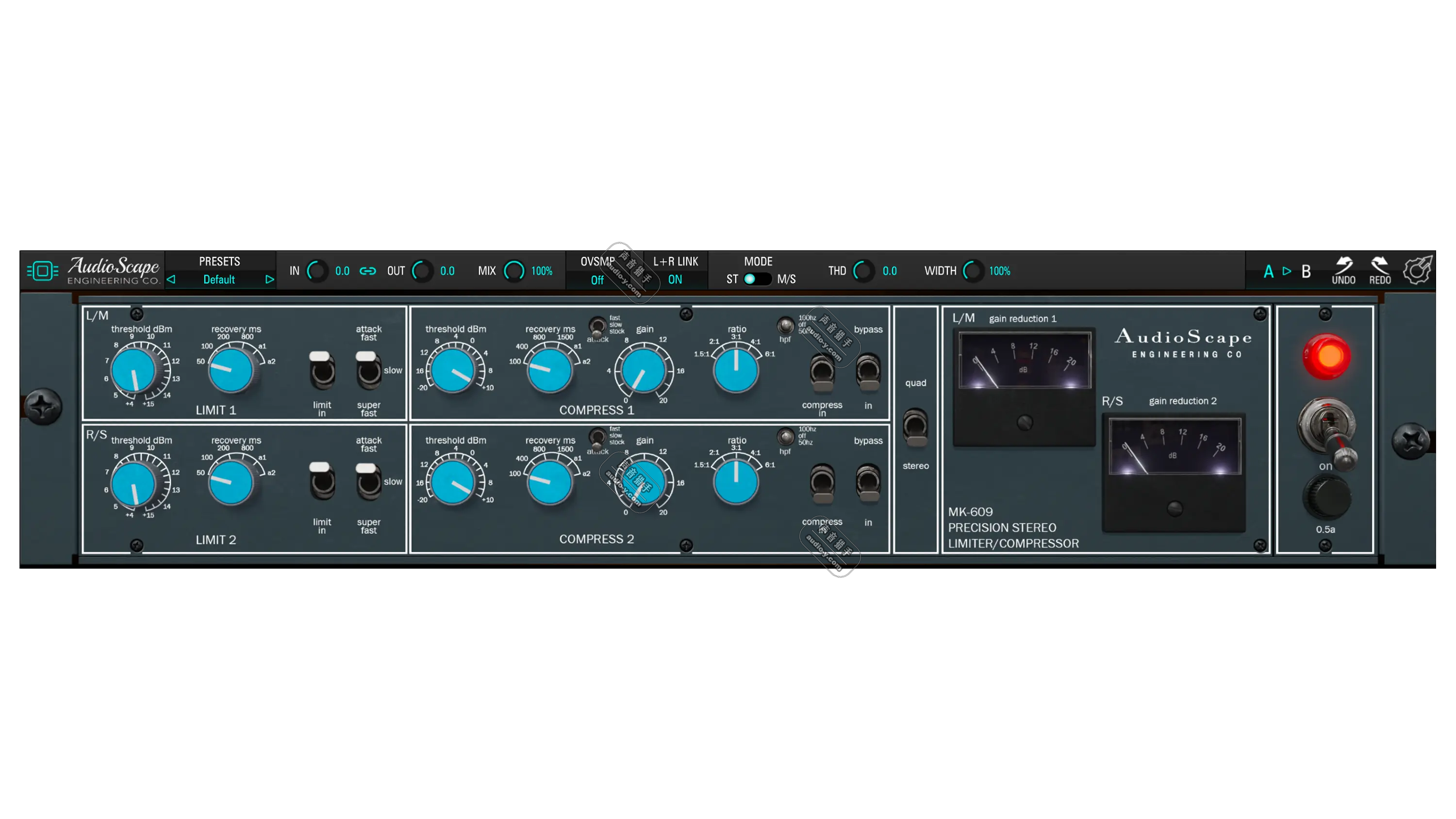 经典复刻总线压缩效果器！Kiive Audio Audioscape MK-609 v1.0.2 WIN&MAC | 声音猎手