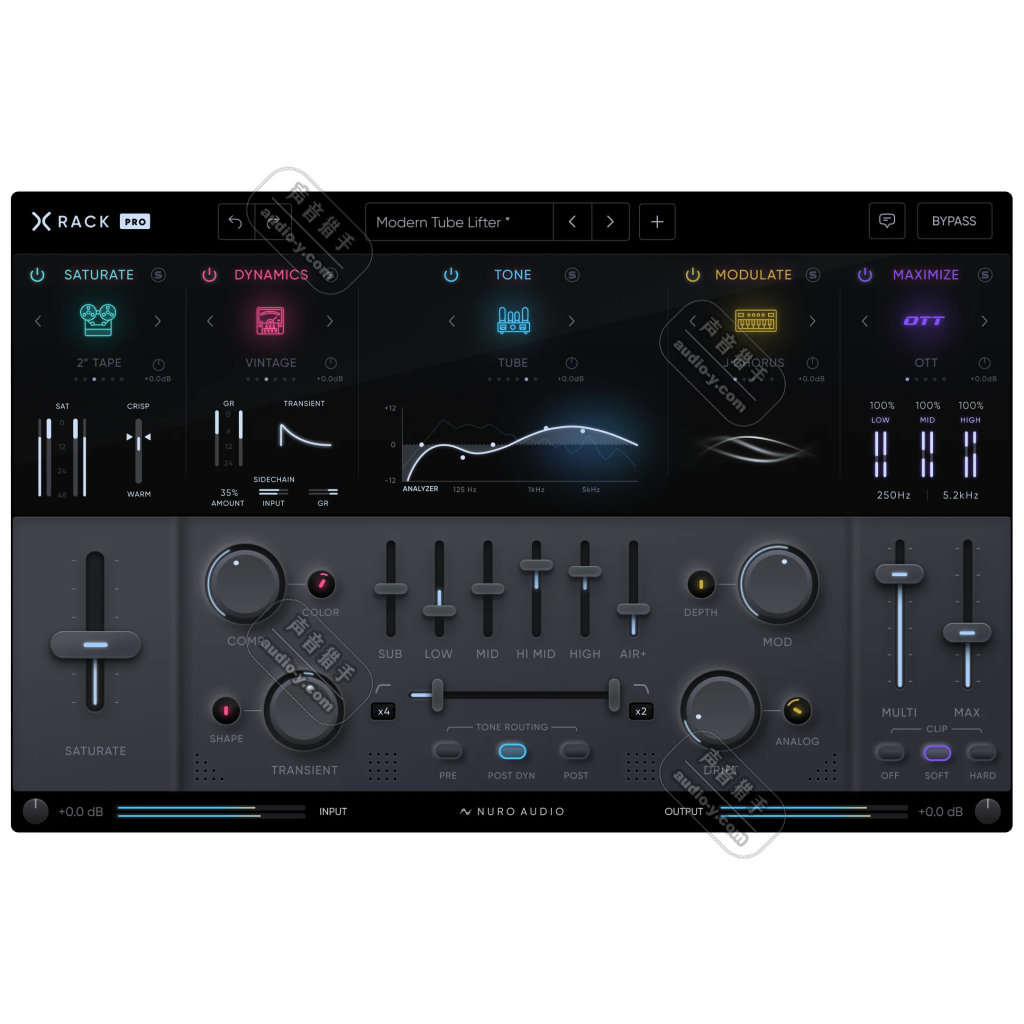 最新零延迟智能混音效果器！Nuro Audio Xrack Pro v1.0.2 WIN&MAC（新增WIN版） | 声音猎手