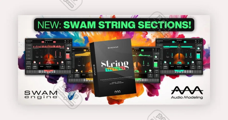 最新建模管弦乐全集！Audio Modeling SWAM Bundle 2024.11 WIN&MAC（独家包含MAC弦乐群奏！附安装教程） | 声音猎手