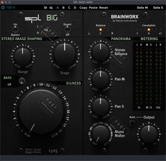 插件联盟系统立体声扩展插件!Plugin Alliance Brainworx SPL BiG 1.0.0 WIN&MAC | 声音猎手