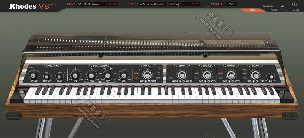 经典复刻MK8电钢琴音源！Rhodes V8 Pro v1.1.3 WIN版 | 声音猎手