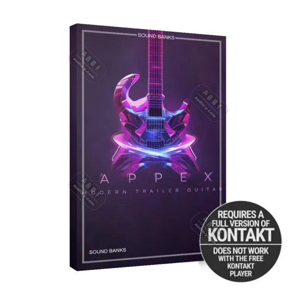 现代预告片吉他氛围音源!Keepforest Appex - Modern Trailer Guitar KONTAKT | 声音猎手