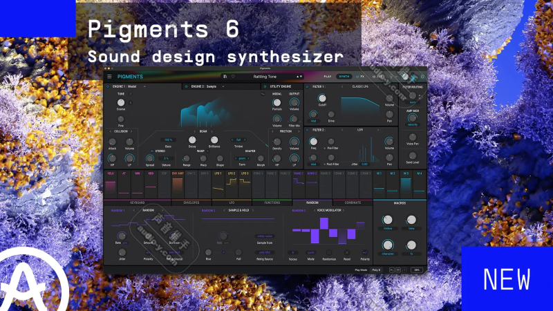 全新数字合成器升级!Arturia Pigments 6 v6.0.1 WIN&MAC | 声音猎手