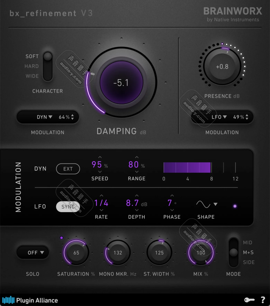 格莱美动态均衡效果器！Plugin Alliance bx_refinement V3 v3.0.0 WIN&MAC | 声音猎手