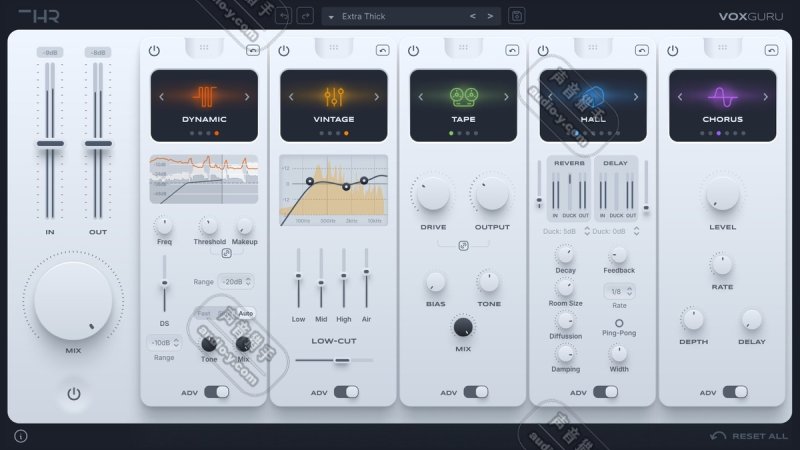 零延迟终极人声一站式混音插件！THR VoxGuru v1.0.0 R2 WIN版 | 声音猎手