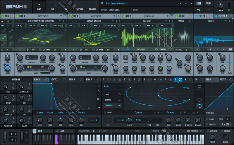 最新血清合成器二代!Xfer Records Serum v2.0.23 WIN&MAC(新增MAC版+一代扩展预设55G) | 声音猎手
