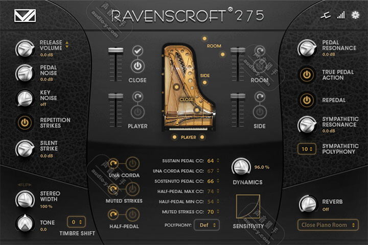 卓越原声钢琴音源!VI Labs Audio Ravenscroft 275 (UVI Falcon) WIN版 | 声音猎手