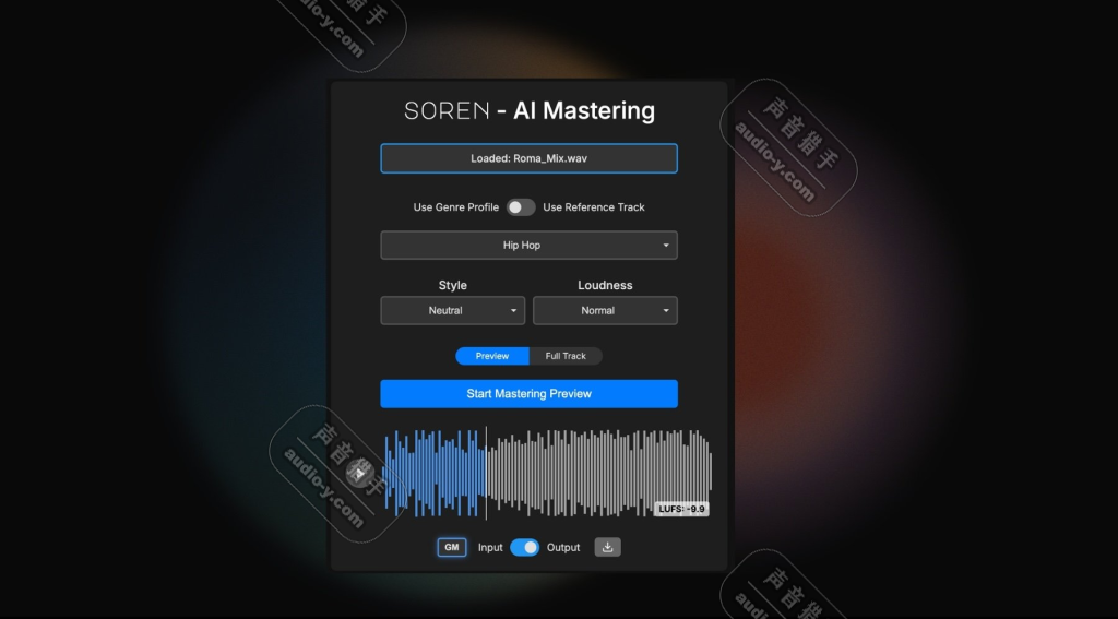 终极人工智能母带混音软件!Rast Sound Soren v1.1.0 WIN版(20250419新增独家激活补丁) | 声音猎手