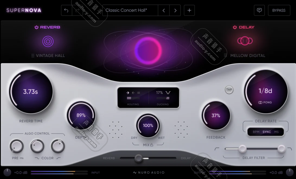 终极智能混响插件!Nuro Audio Supernova v1.0.1 WIN&MAC | 声音猎手