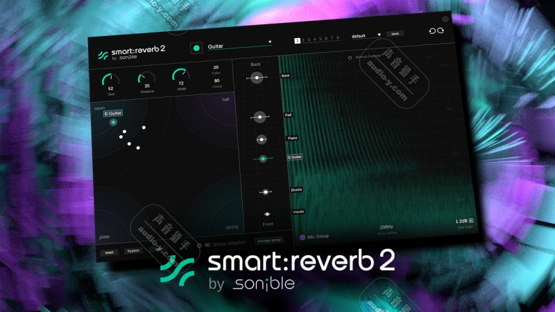 AI智能混响效果器!Sonible Smartreverb 2 v1.0.2 WIN&MAC | 声音猎手